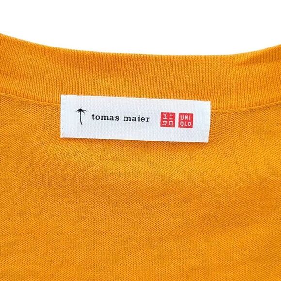 Tomas Maier x Uniqlo Lightweight Cotton Longline Cardigan – Versatile Beachwear - Picture 4 of 12